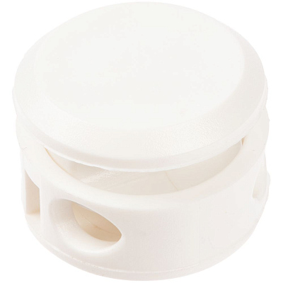 Двойной фиксатор для шнура Brоgy  (Белый)