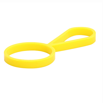 Кольцо-держатель силиконовое для термобутылки Olivia  (Желтый)