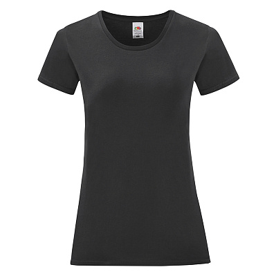 Футболка женская LADIES ICONIC 150 (Чёрный)