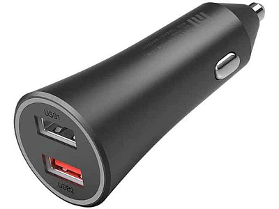 Устройство зарядное автомобильное Mi 37W Dual-Port Car Charger (Чёрный)