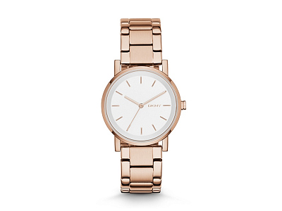 Часы наручные, женские (Корпус- розовое золото, циферблат- комбинированный, крепление- розовое золото)