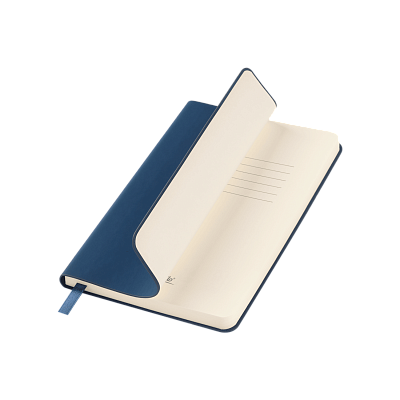 Ежедневник Спарк мини (Spark mini) A6 недатированный, синий (Синий, бежевый)