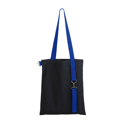 Шоппер Superbag black (чёрный с синим)