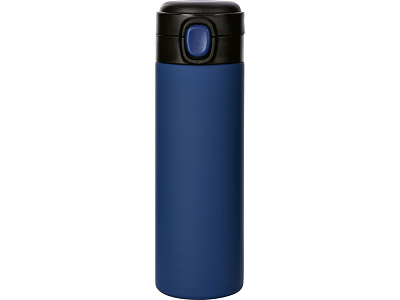 Вакуумная термокружка c кнопкой Guard, soft-touch, 400 мл