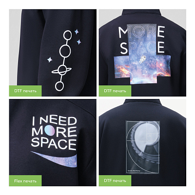 Толстовка на молнии Астин (Astin) темно-синяя, размер L