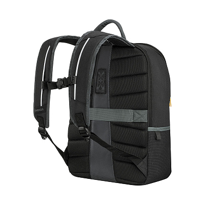 Рюкзак WENGER Move 16", чёрный, переработанный ПЭТ, 33 x 19 x 44 см, 22 л