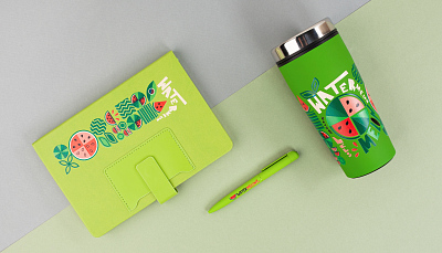 Термостакан "Европа" 500 мл, покрытие soft touch, зеленое яблоко