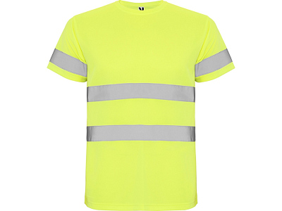Футболка со светоотражающими полосами Delta, мужская (Неоновый желтый)