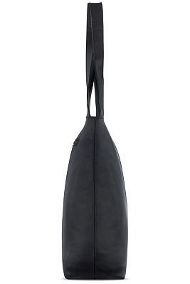 Сумка через плечо KLONDIKE RUSH «Katrina», натуральная кожа в черном цвете, 43 х 31,5 х 12 см