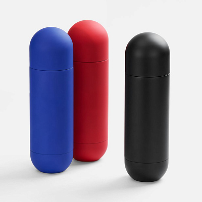 Термос Tubula Soft Touch, синий