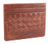 Портмоне для кредитных карт Mano "Don Luca", натуральная кожа в коньячном цвете, 10,3 х 8,3 см - Фото 2