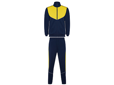 Спортивный костюм Evans, мужской (Синий нэйви/желтый)