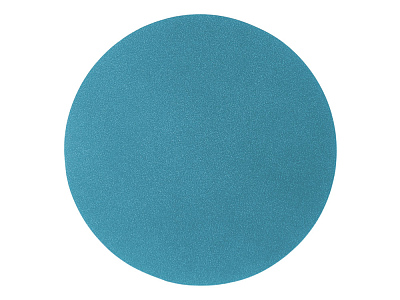 Патч Круг, nubuk (Голубой)