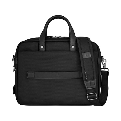 Портфель VICTORINOX Architecture Urban2 Briefcase 15'', черный, полиэстер/кожа, 42x13x31 см, 16 л