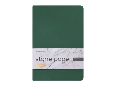 Ежедневник с каменной бумагой недатированный А5 Carrara