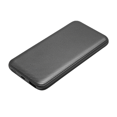 Внешний аккумулятор Carbon PB 10000 mAh, графитовый металлик (Серый)