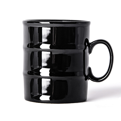 Кружка  "Бочка" в подарочной упаковке (Чёрный)