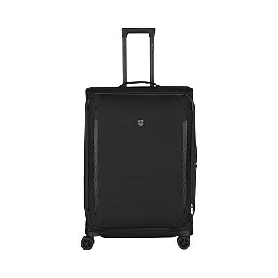 Чемодан VICTORINOX Crosslight, чёрный, RPET полиэстер, 50x32x76 см, 106 л