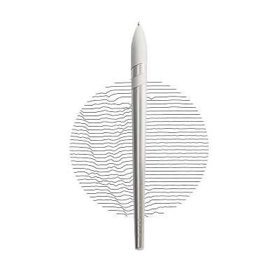 Шариковая ручка Sostanza, серебристая