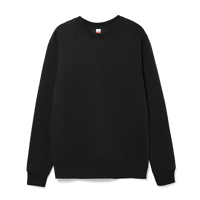 Свитшот унисекс Delta, ярко-синий (Чёрный)