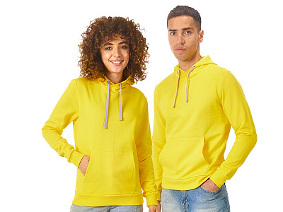 Толстовка Stream с капюшоном, унисекс (Желтый) Толстовка Stream с капюшоном, унисекс (Желтый)