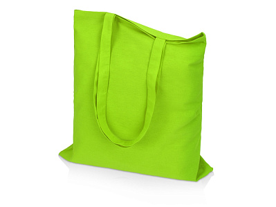 Сумка из хлопка Carryme 140, 140 г/м2 (Зеленое яблоко)