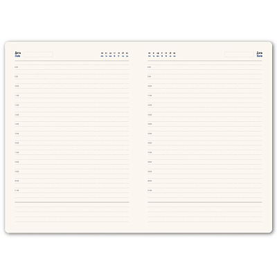 Ежедневник недатированный Stellar, А5, черный, кремовый блок  в линейку, с серым обрезом