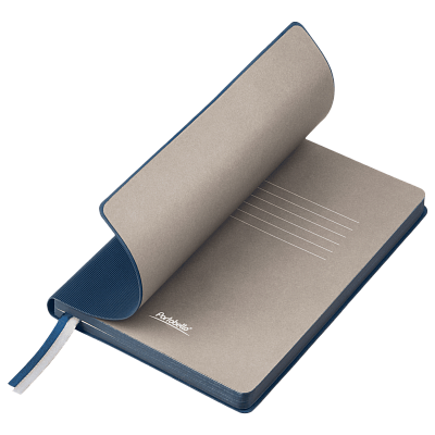 Ежедневник Рейн (Rain) недатированный, синий (Синий, серый)