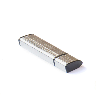 Пластик-металл 08 Эргономик, Серебро матовое, 4Гб