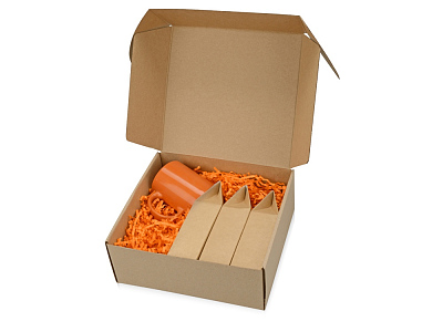 Подарочный набор Tea Trio Superior с тремя видами чая (Оранжевый)