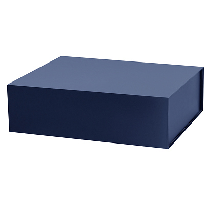 Подарочная коробка-трансформер большая, синяя