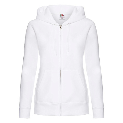 Толстовка женская LADY-FIT HOODED SWEAT JACKET  (Белый)