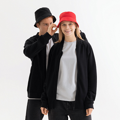 Толстовка на молнии, унисекс Торрес (Torres) черная, размер XXXL (Чёрный)