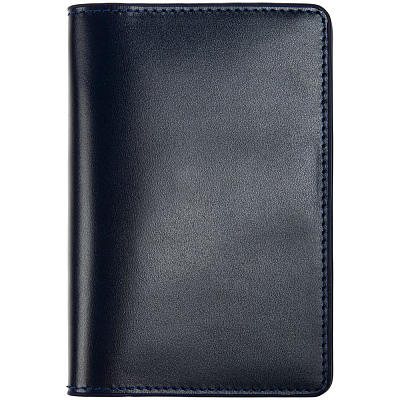 Обложка для паспорта Remini, темно-синяя (Тёмно-синий)