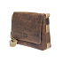Сумка KLONDIKE Native, натуральная кожа в коричневом цвете, 39 х 10 х 31 см - Фото 2