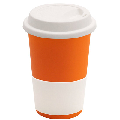 Кружка Magic To Go  (Оранжевый/белый)