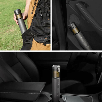 Портативный пылесос HOTO AutoCare Air Duster & Vacuum 4в1