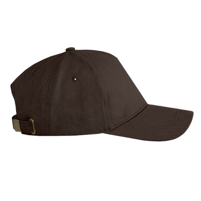 Бейсболка STAN 5 клиньев хлопок 260, 12 (Тёмно-Шоколадный)