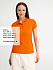 Рубашка поло женская People 210, оранжевая - Фото 4