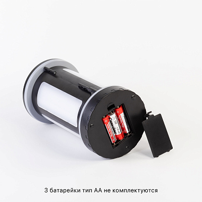 Набор инструментов "Pod" с фонарем, черный с серым