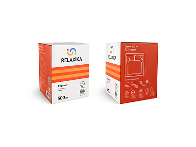 Термос для еды Relaxika 301 в чехле, 500 мл