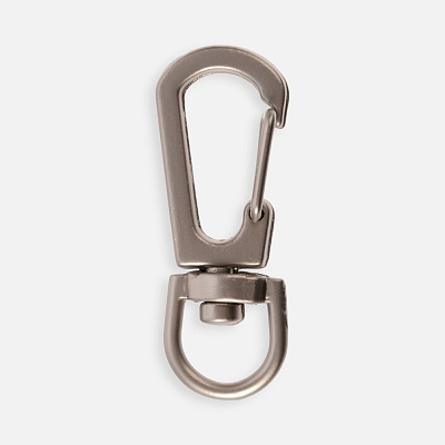 Застежка-карабин Snap Hook, S, серебристая (Серебристый)