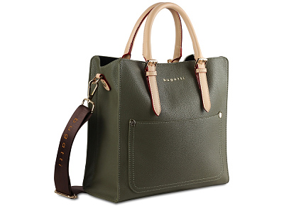 Сумка-портфель женская Ella (Зеленый оливковый)