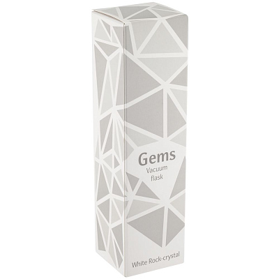 Термос Gems White Rock Crystal, белый горный хрусталь