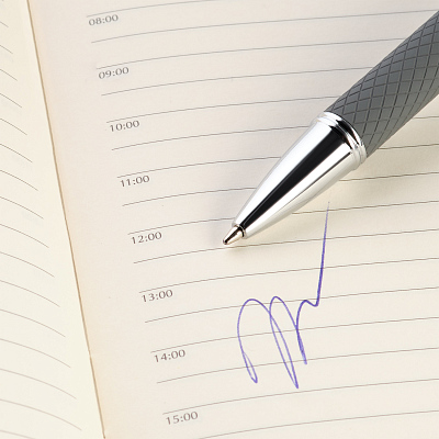 Шариковая ручка Альт (Alt), серая