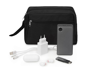 Органайзер для электроники и проводов Carriage (Чёрный)