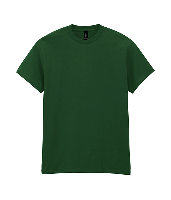 Футболка HEAVY COTTON, ТЕМНО-ВИШНЕВЫЙ 2XL (Темно-зеленый)