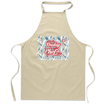 Кухонный фартук из хлопка