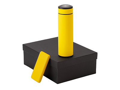 Подарочный набор COLOR IT c термосом и повербанком (Желтый)