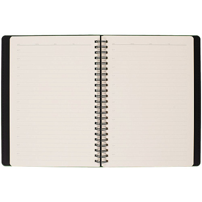 Ежедневник Spring Urban на заказ, недатированный, зеленый